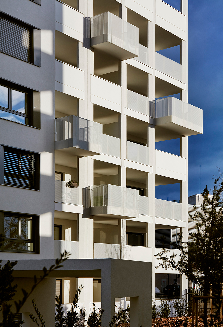 renaud araud détail balcon projet ambition D1 D2 exndo architecture lyon