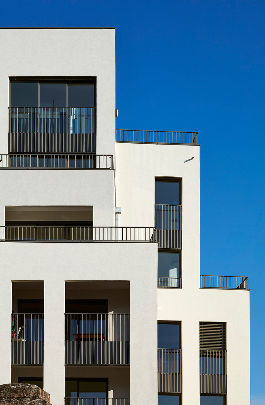 détail balcon projet prisme exndo architecture lyon