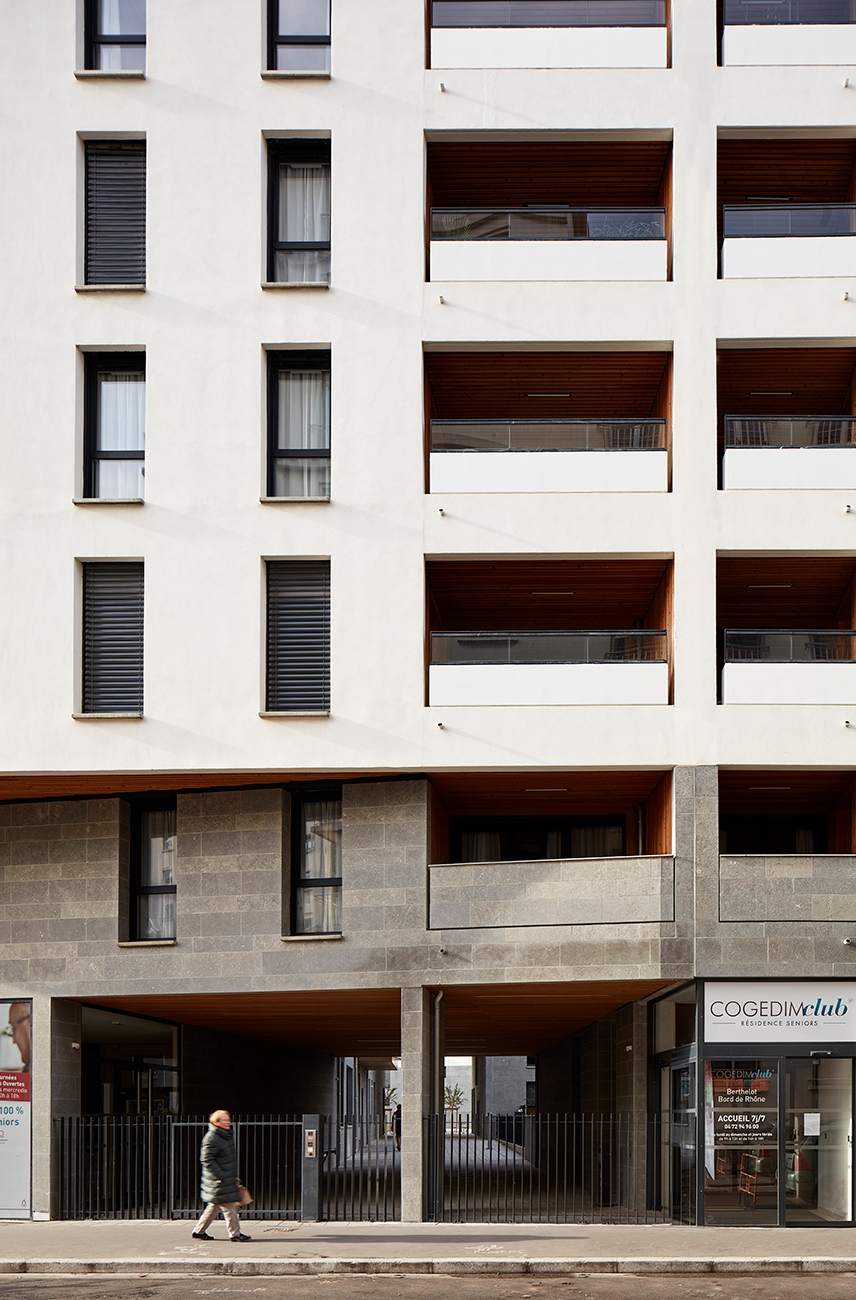 façade rue saint jérôme projet parmentier exndo architecture lyon