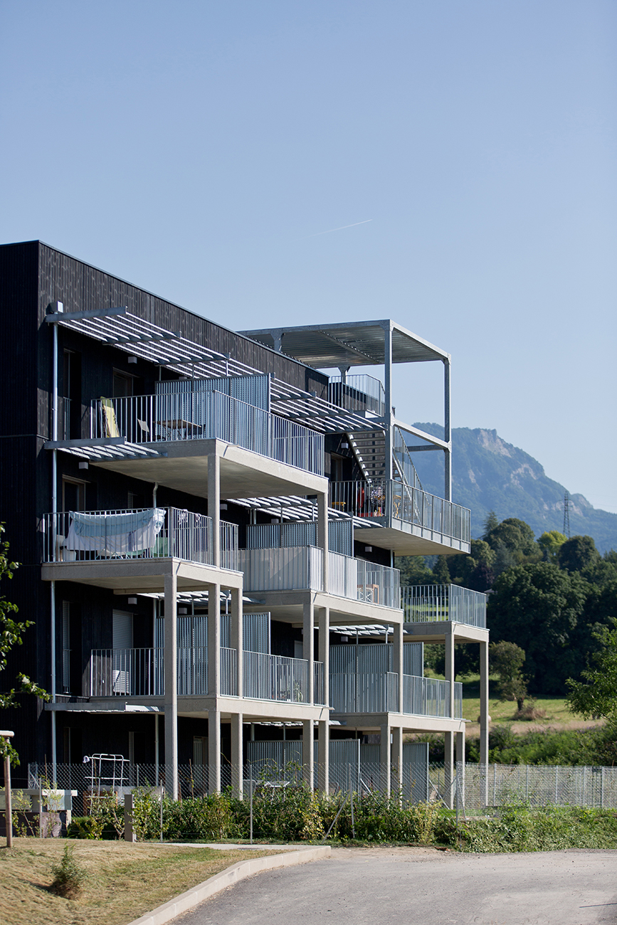 vue depuis balcon projet cognin exndo architecture lyon